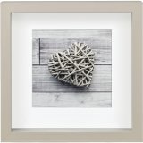 Hama Scala 3D taupe        23x23 Portrait Wood Passepartout 59778 #1