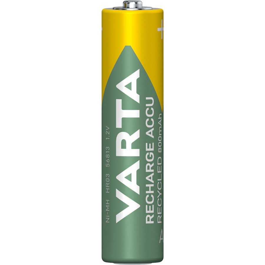1x4 Varta RECHARGE ACCU Recycled 800 mAH AAA Micro NiMH #2