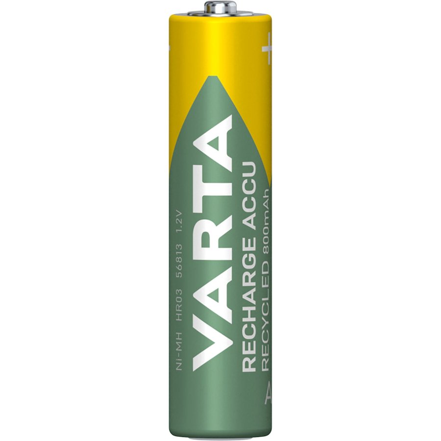 10x4 Varta RECHARGE ACCU Recycled 800 mAH AAA Micro NiMH #2
