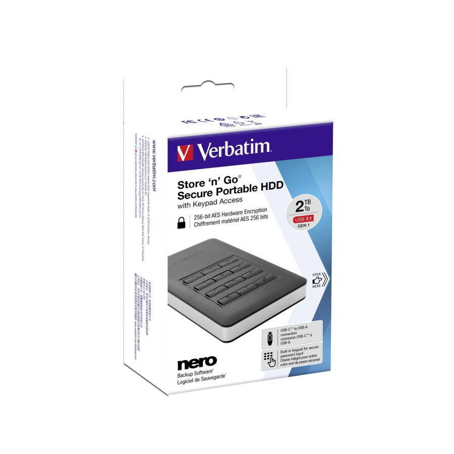Verbatim Store n Go          2TB Secure Portable USB 3.1 #6