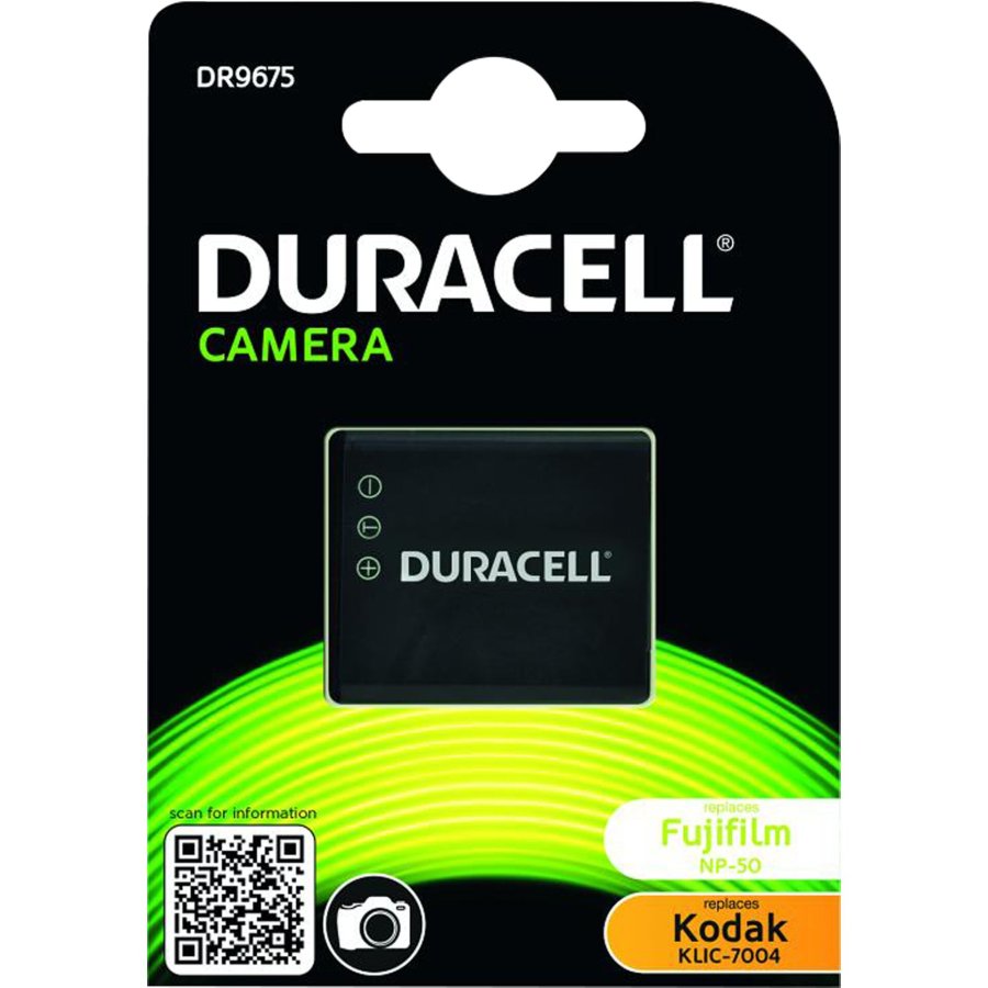 Duracell Li-Ion Akku 770 mAh for Fujifilm NP-50 Pentax D-LI68 #1