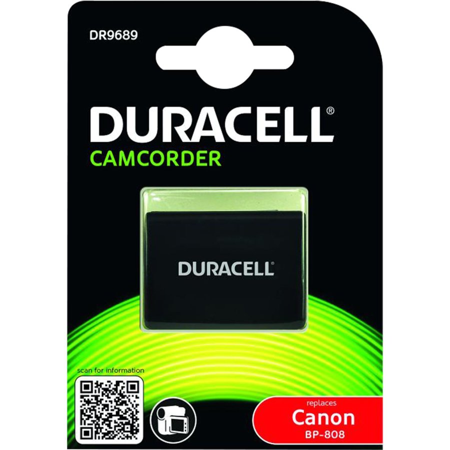 Duracell Li-Ion Akku 890 mAh for Canon BP-808 #1