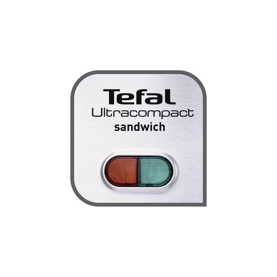 Tefal Ultracompact sandwichtoaster 700 W Sort, Rustfrit stl #8
