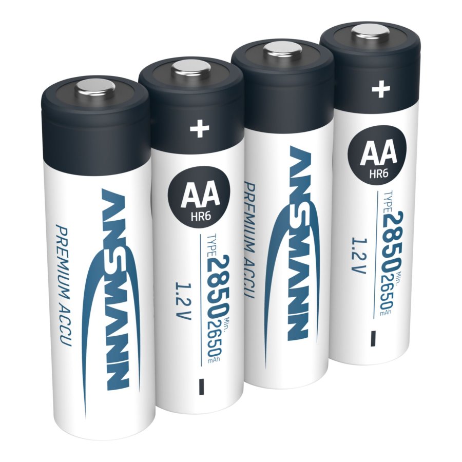 1x4 Ansmann NiMH rech. battery 2850 Mignon AA 2650 mAh #2