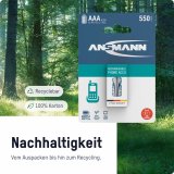 1x2 Ansmann maxE NiMH rech.bat. Micro AAA 800 mAh DECT PHONE #5
