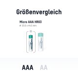 1x2 Ansmann maxE NiMH rech.bat. Micro AAA 800 mAh DECT PHONE #7