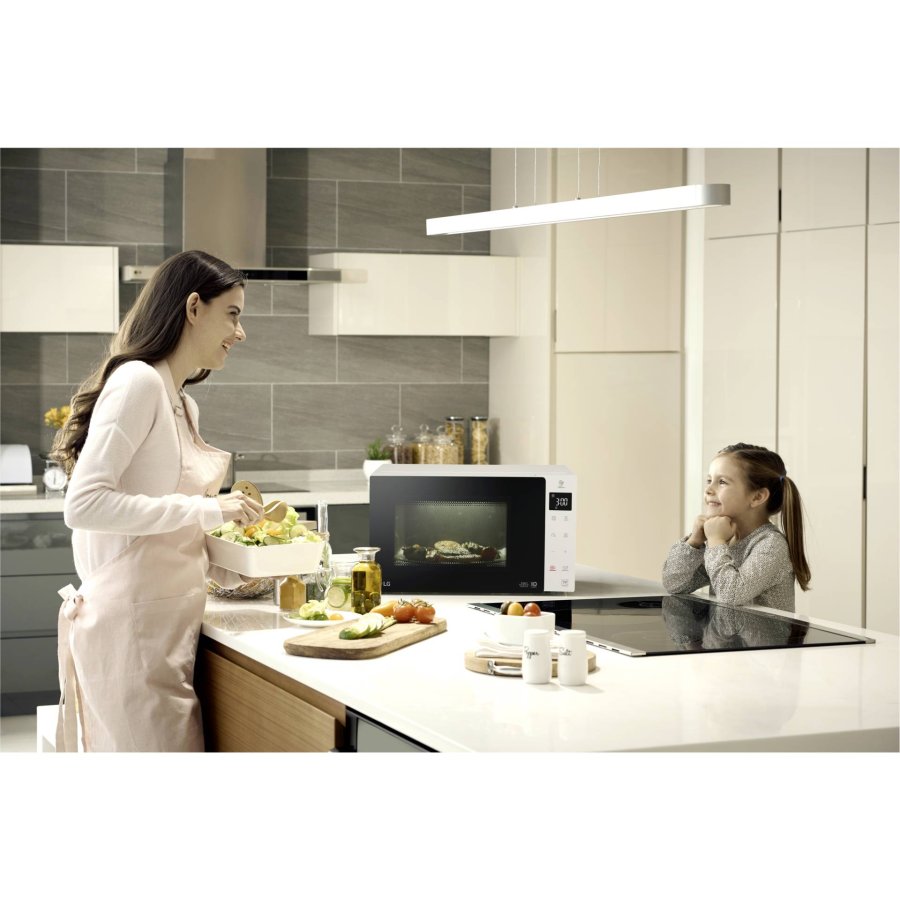 LG MS 23 NECBW Over komfuret Solo mikroovn 23 L 1000 W Sort, Hvid #11