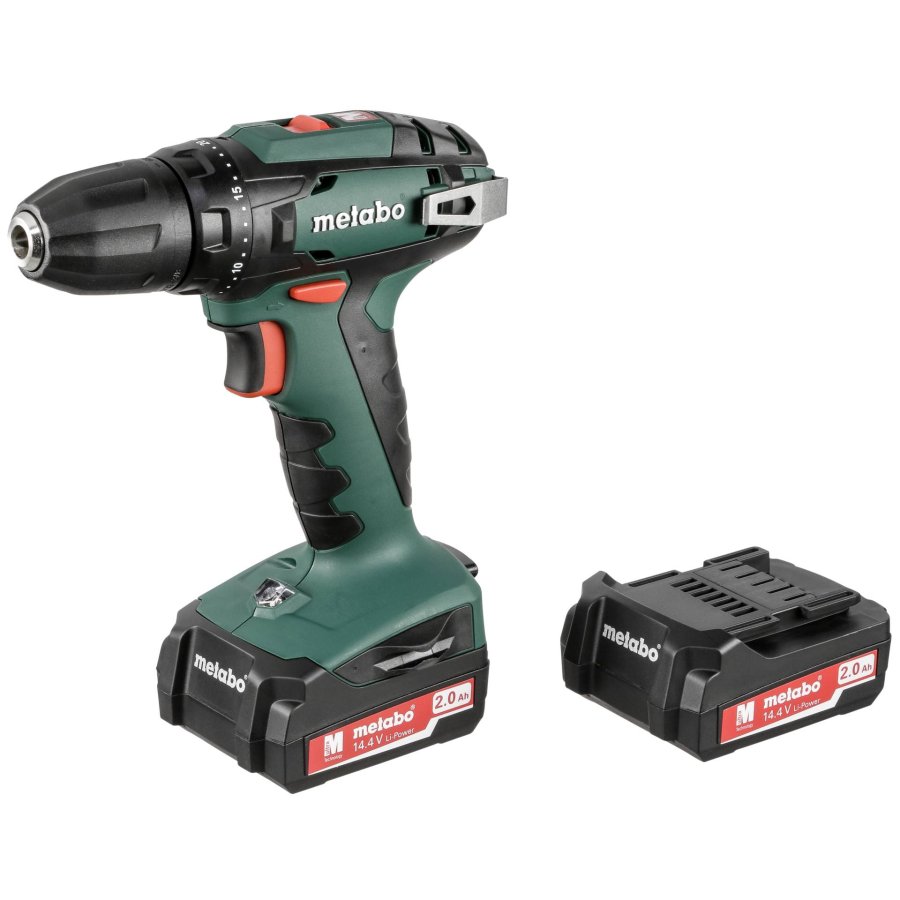 Metabo BS 14,4V Cordless Drill Driver incl. 2x battery, case #1