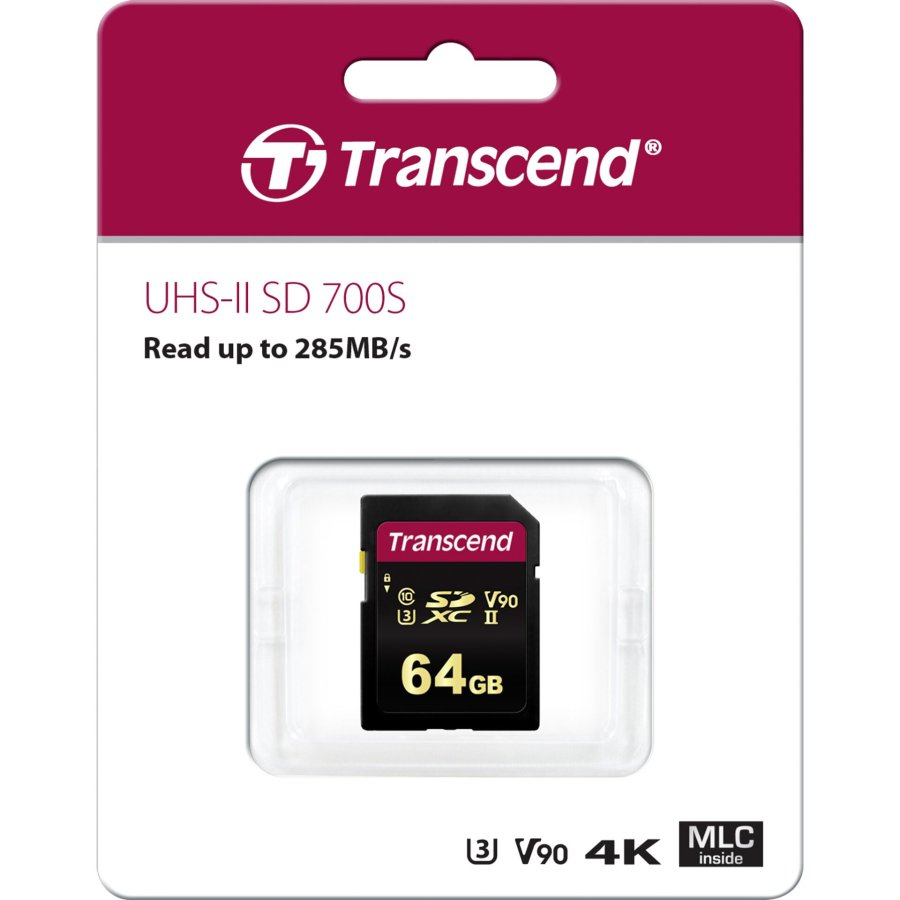 Transcend SDXC 700S         64GB Class 10 UHS-II U3 V90 #1