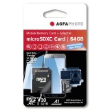 AgfaPhoto MicroSDXC UHS I   64GB Prof. High Speed U3 V30 A1 #1