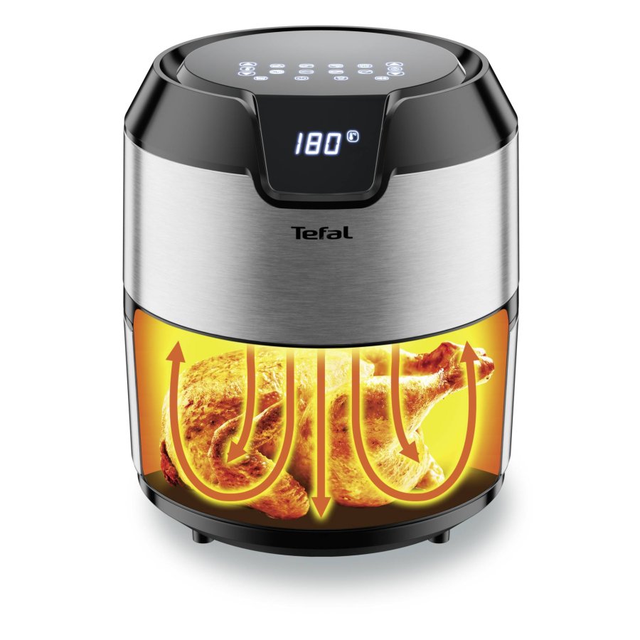 Tefal Easy Fry EY401D Enkelt 4,2 L Enkeltstende 1500 W Varmluftsteger Sort, Rustfrit stl #5