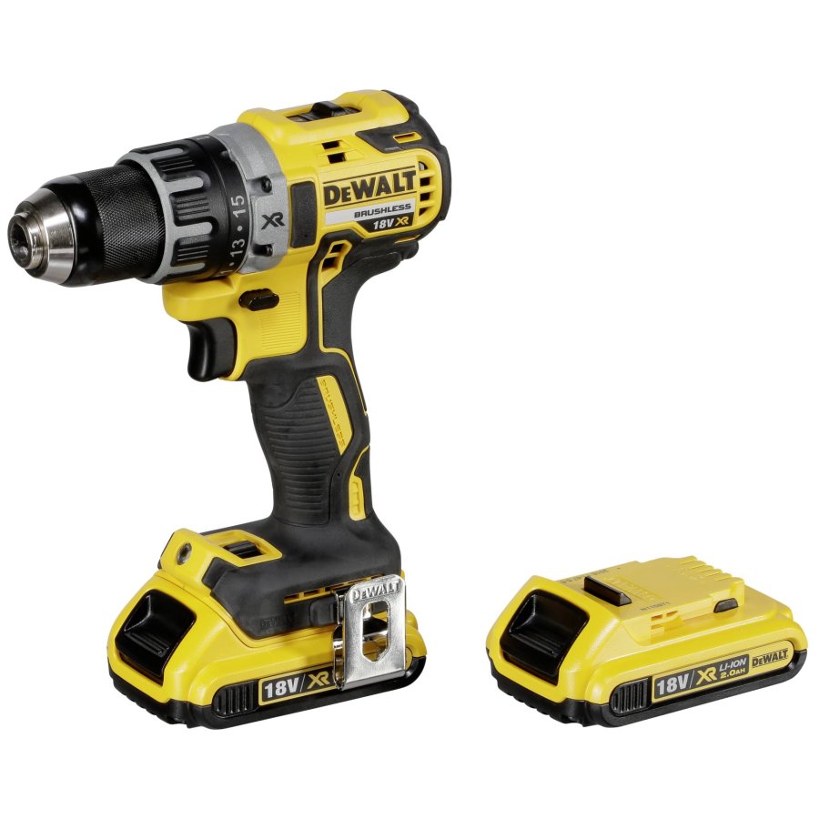 DeWALT DCD791D2-QW bor Nglefri Sort, Gul 1,5 kg #1