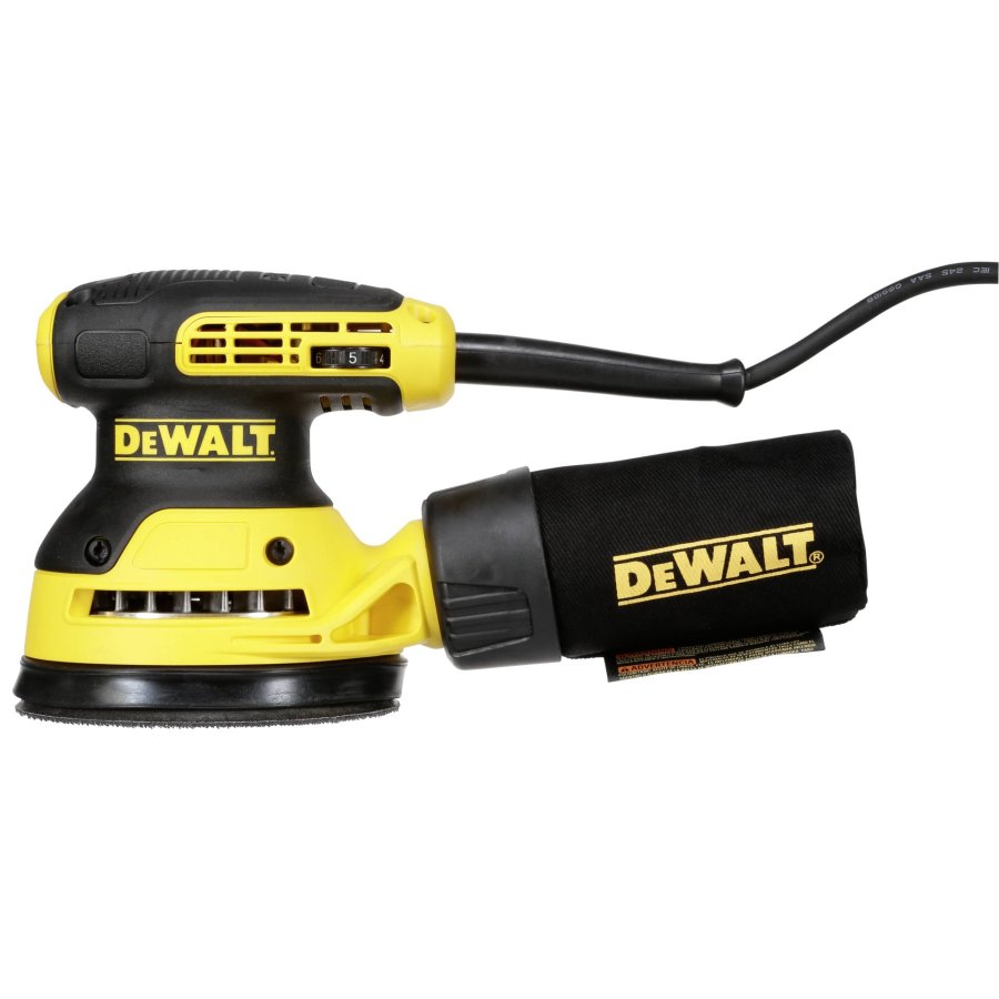 DeWALT DWE6423-QS transportabel slibemaskine Rystepudser 12000 OPM Sort, Gul 280 W #2