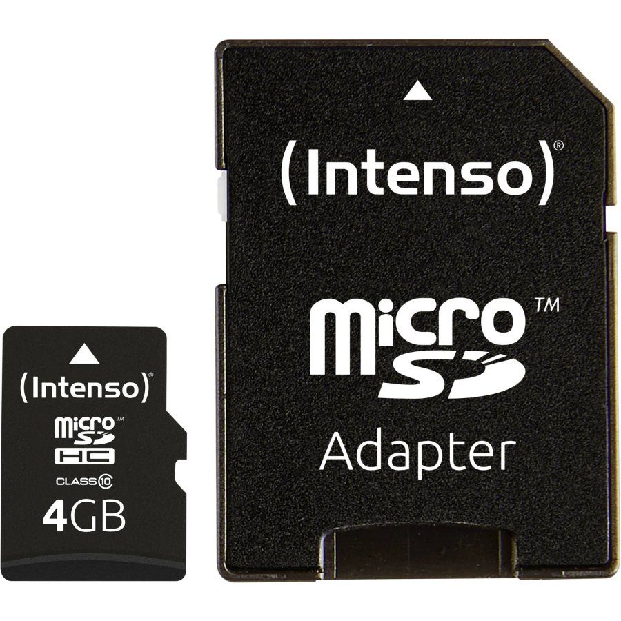 Intenso microSDHC            4GB C10 with Adapter #1