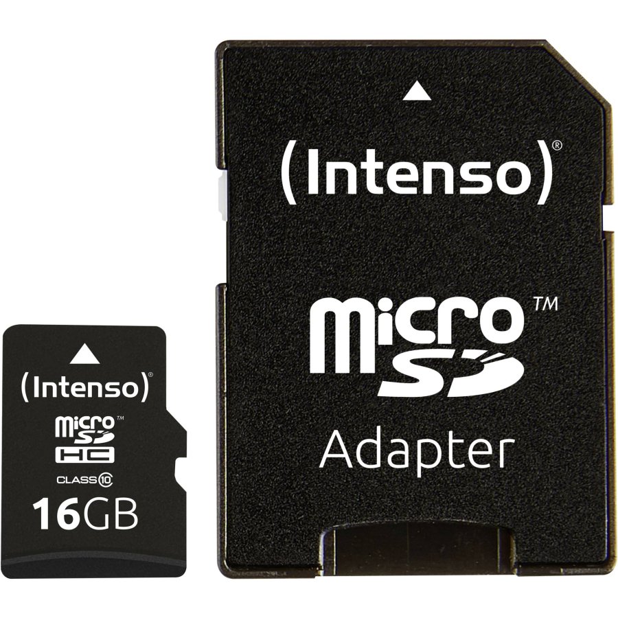 Intenso microSDHC           16GB C10 with Adapter #1