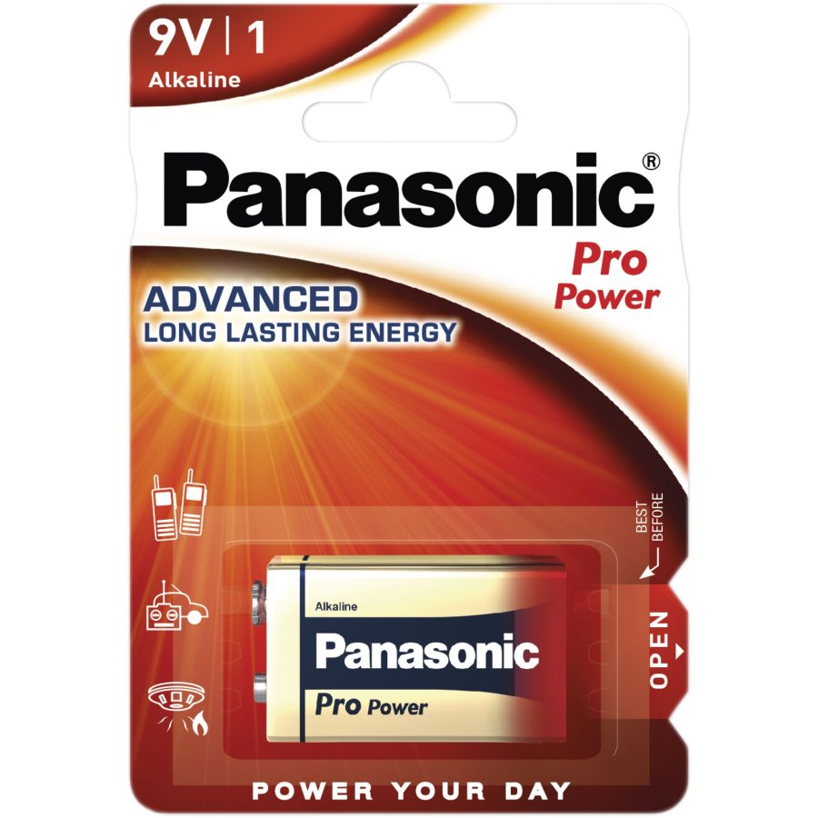 60x1 Panasonic Pro Power 6 LR 61 9V block           PU master box #2