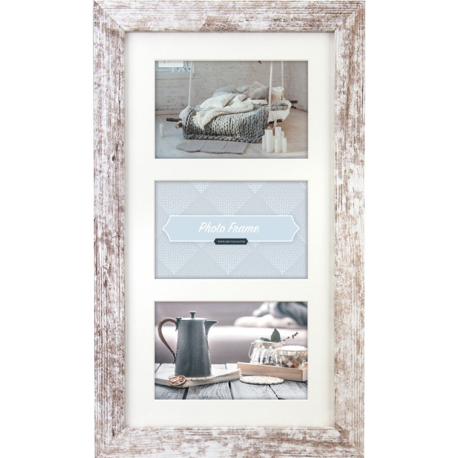 ZEP Nelson 6             3x13x18 Wood Frame 3Q white/brown V23136 #1