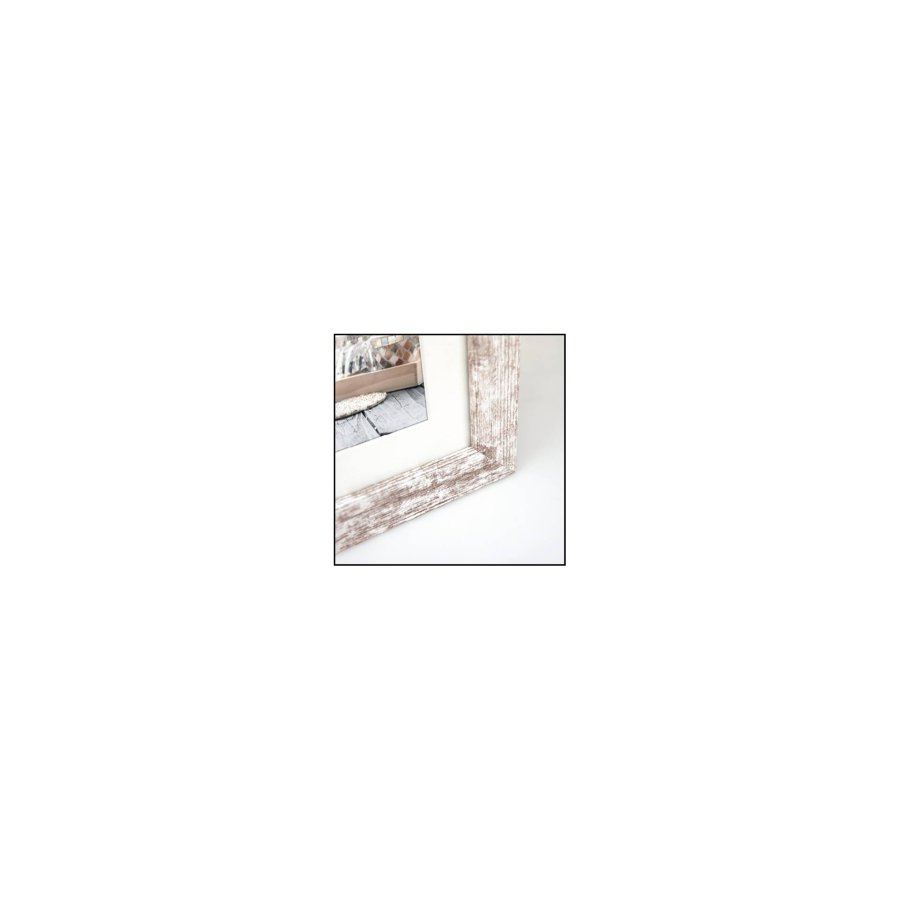 ZEP Nelson 6             3x13x18 Wood Frame 3Q white/brown V23136 #2
