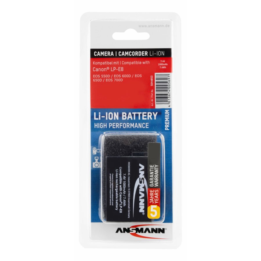 Ansmann A-Can LP-E8 #4