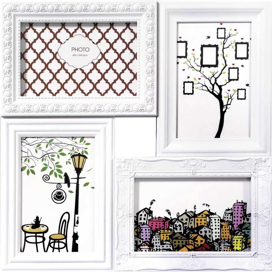 ZEP Cordoba Gallery 4x10x15 Resin white HT0446 #1
