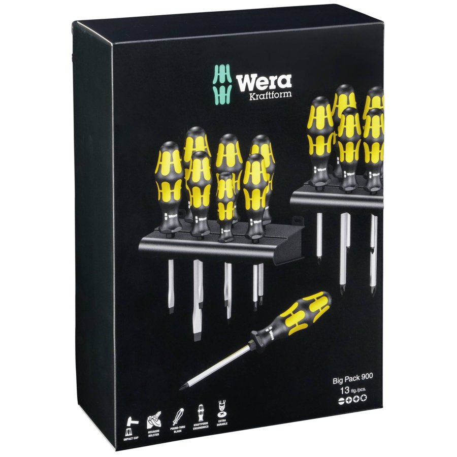 WERA Kraftform Big Pack 900 Screwdriver Set 13 parts #14