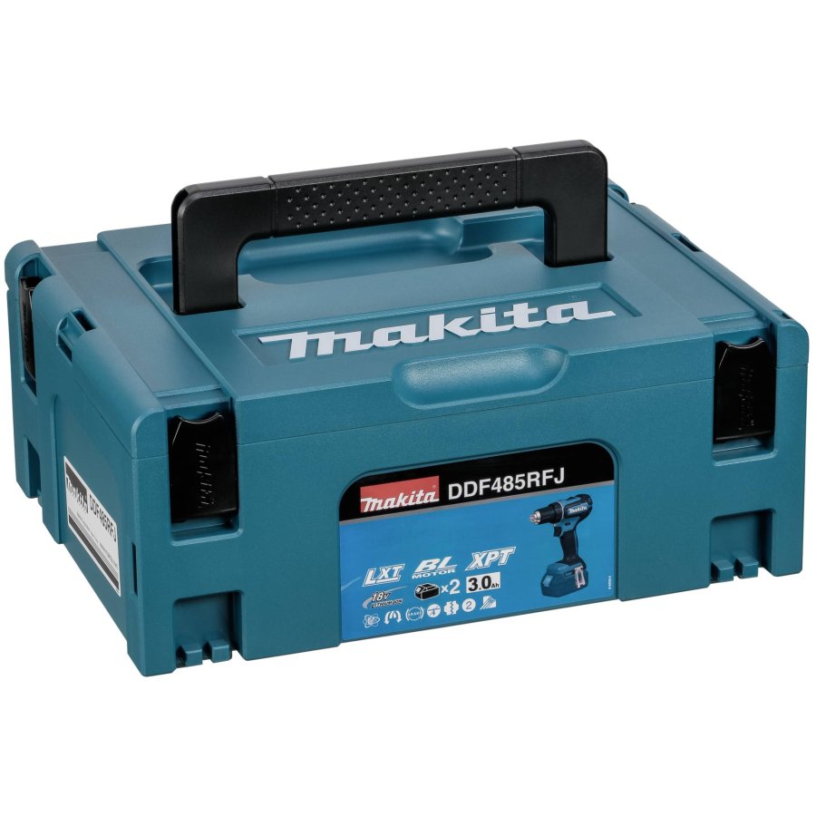 Makita DDF485RFJ bor 1900 rpm Nglefri 1,7 kg Sort, Bl #4