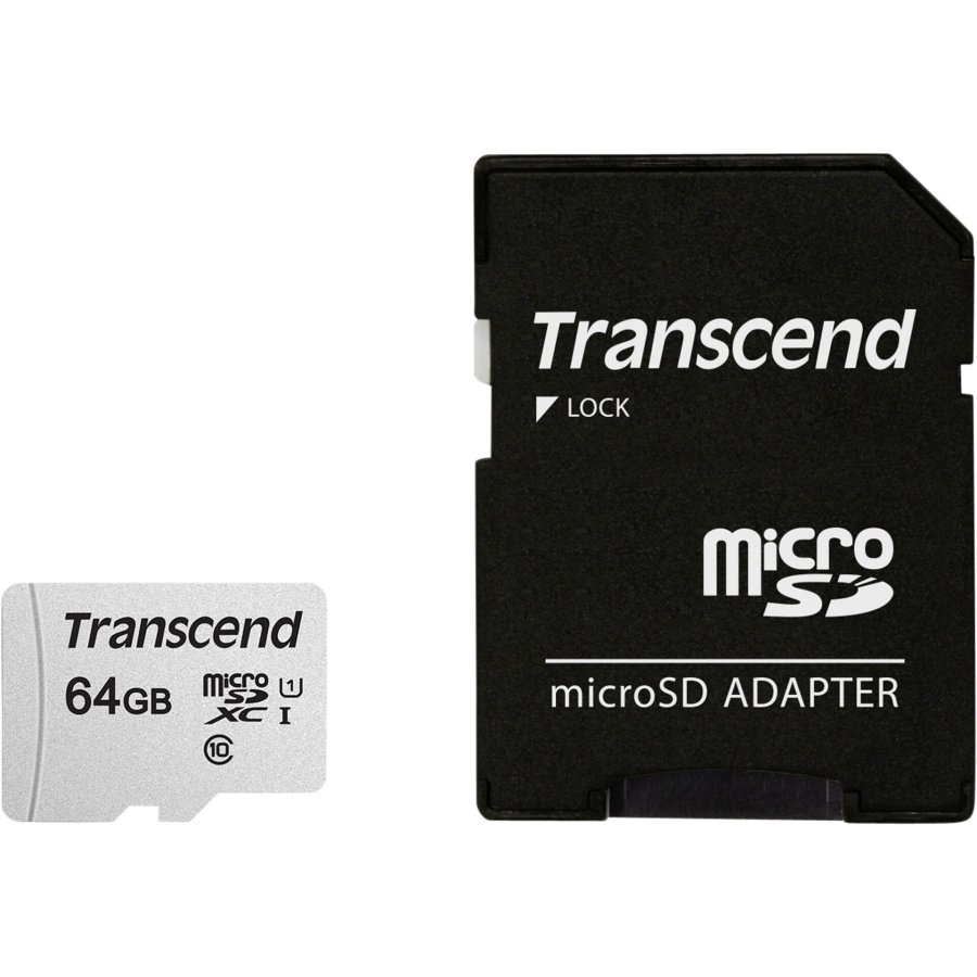 Transcend microSDXC 300S-A  64GB Class 10 UHS-I U1 #1
