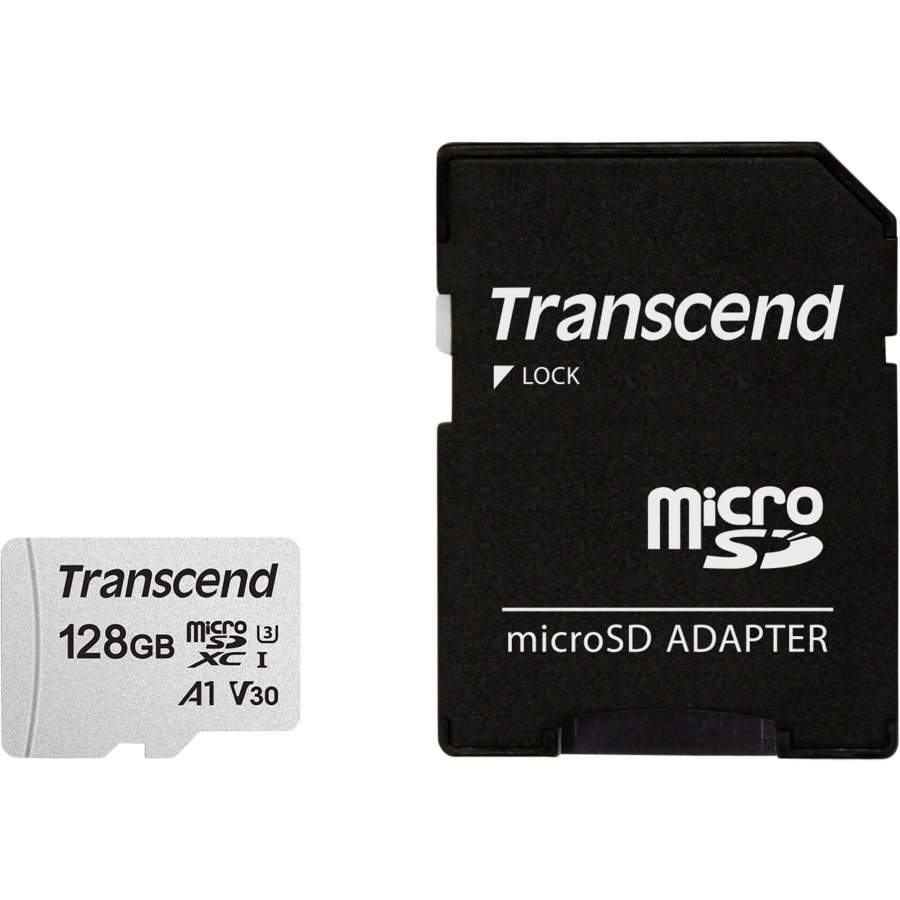 Transcend microSDXC 300S-A 128GB Class 10 UHS-I U3 V30 A1 #1