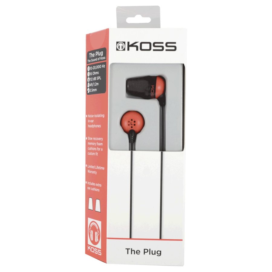 Koss The Plug Colors red #2
