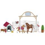 Schleich Horse Club        42458 Hannah's guest horses with Ruby #1