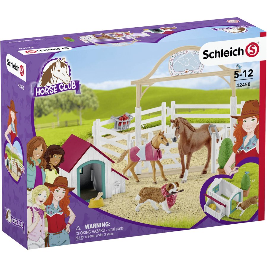 Schleich Horse Club        42458 Hannah's guest horses with Ruby #12