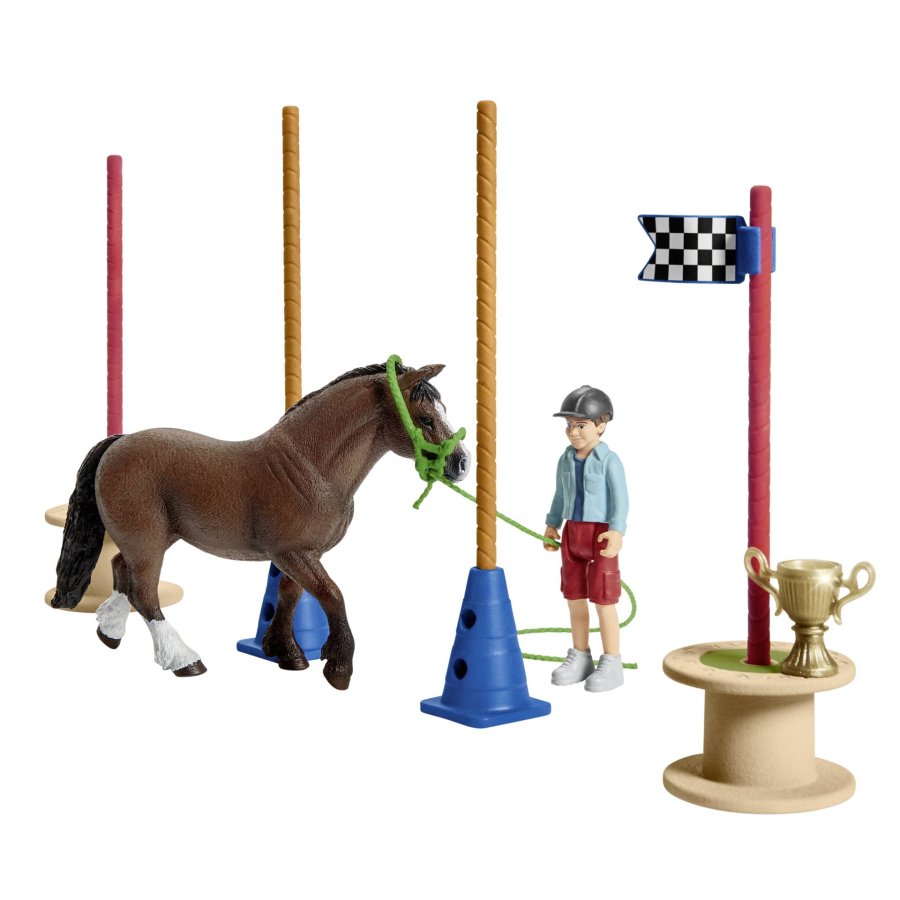 Schleich Farm World        42482 Pony Agility Race #2