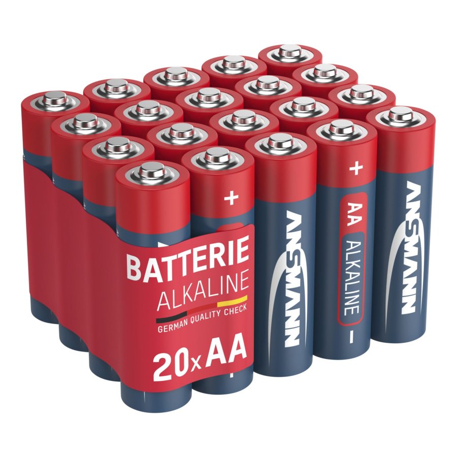 1x20 Ansmann Alkaline Mignon AA LR 6 red-line Box #4