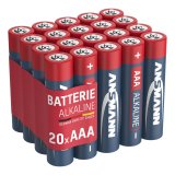 1x20 Ansmann Alkaline Micro AAA LR 03 red-line Box #7