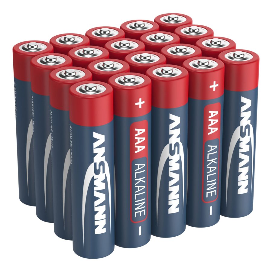 1x20 Ansmann Alkaline Micro AAA LR 03 red-line Box #8