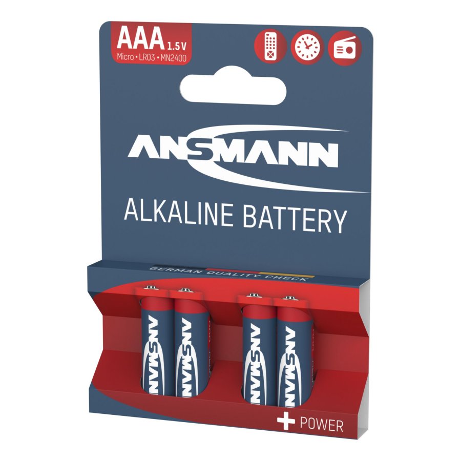 1x4 Ansmann Alkaline Micro AAA LR 03 red-line #3