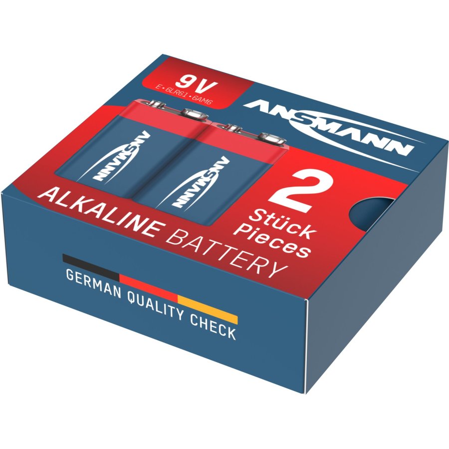1x2 Ansmann Alkaline 9V-Block red-line #5
