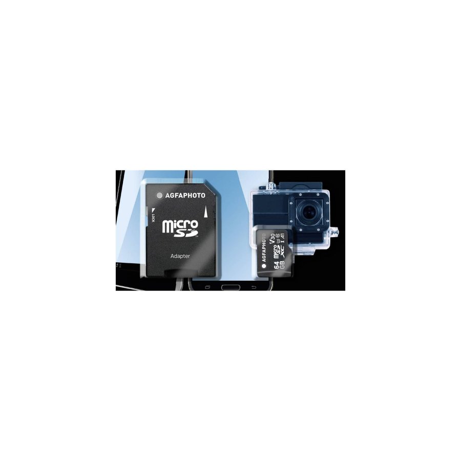 AgfaPhoto MicroSDXC UHS-I   64GB High Speed C10 U3 V30 + Adapter #2
