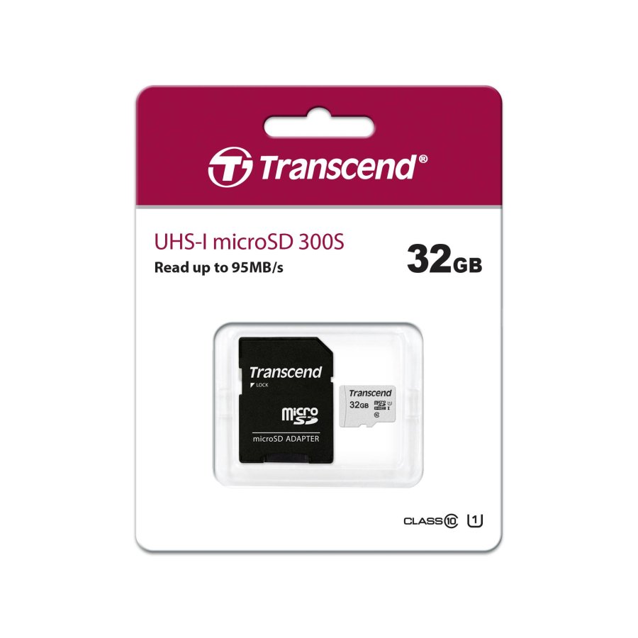 Transcend microSDHC 300S-A  32GB Class 10 UHS-I U1 #3