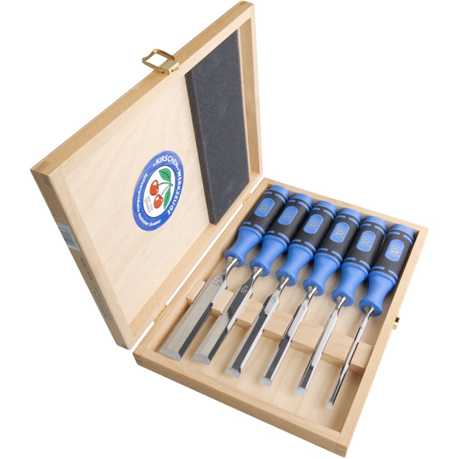 Kirschen Firmer Chisel Set  6pcs 1108 HK in wooden box  1108000 #1
