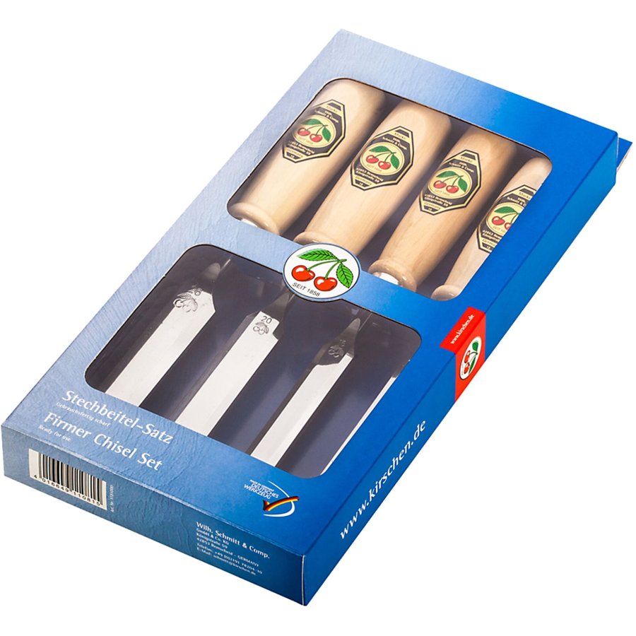 Kirschen Firmer Chisel Set 4pcs 1181 SB in Display Box  1181000 #1