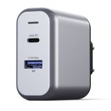 Satechi 30W Dual Port Wall Charger space gray #9