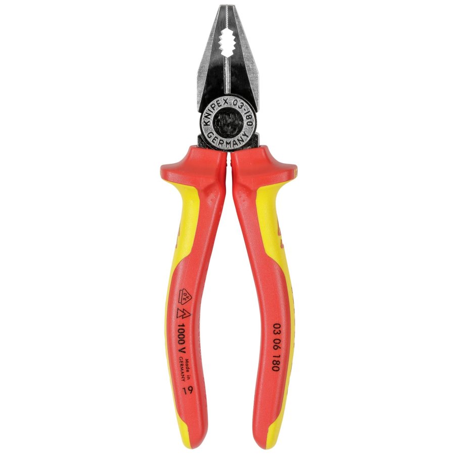 KNIPEX Combination Pliers chrome plated, insulated 180 mm #2