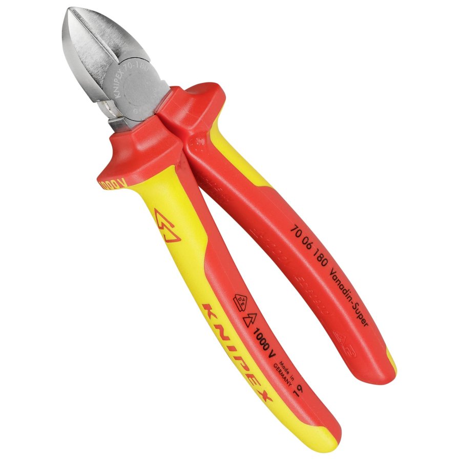 KNIPEX Diagonal Cutter chrome plated 180 mm #1