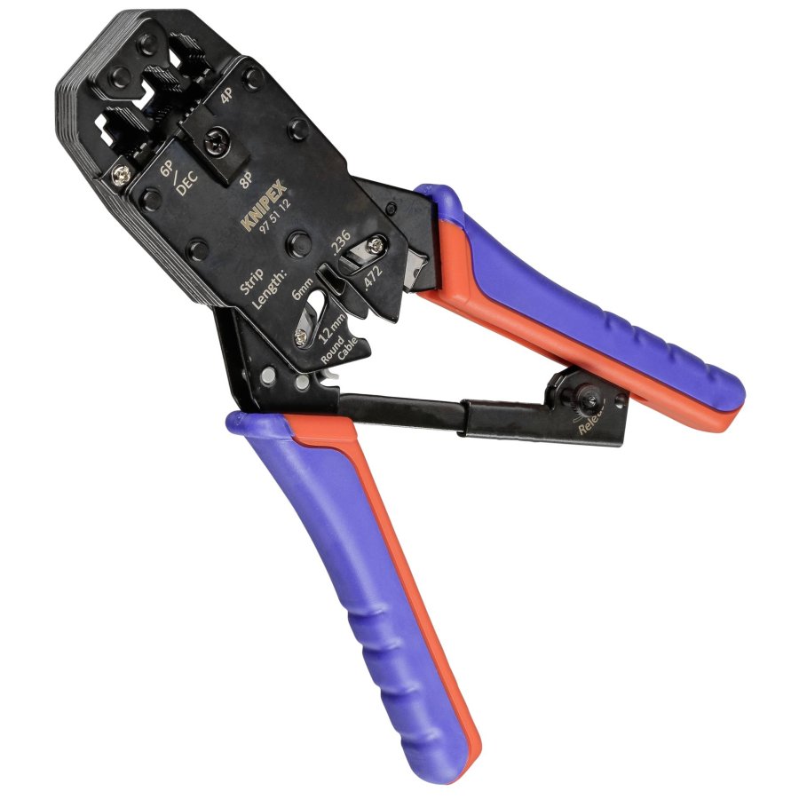 KNIPEX Crimping Pliers for Western plugs 200 mm #1