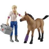 Schleich Farm World       42486 Vet visiting Mare and Foal #2