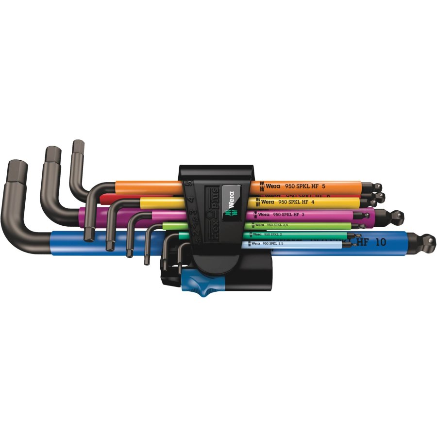 WERA 950/9 Hex-Plus HF 1 L-key set, Blacklaser #1