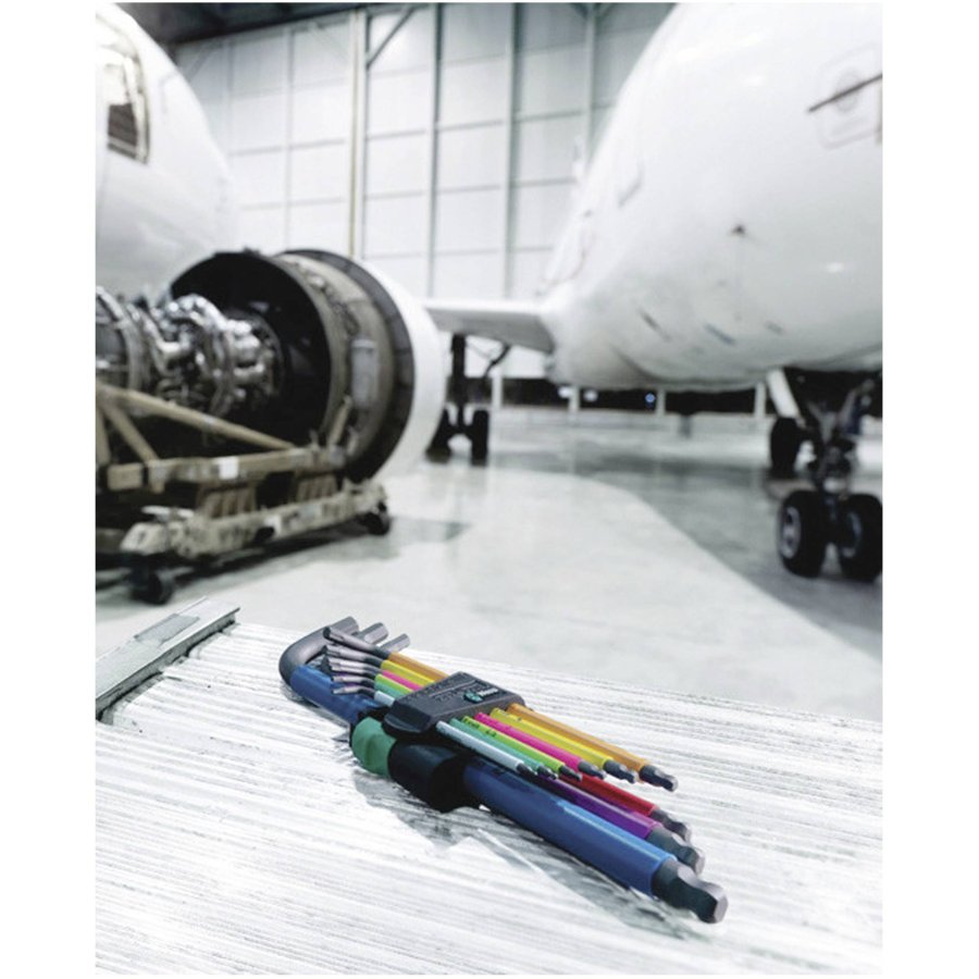 WERA 950/9 Hex-Plus HF 1 L-key set, Blacklaser #2