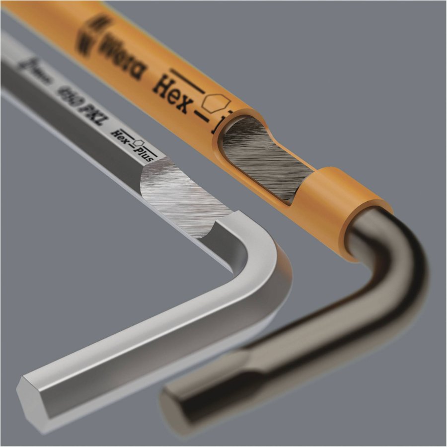 WERA 950/9 Hex-Plus HF 1 L-key set, Blacklaser #6