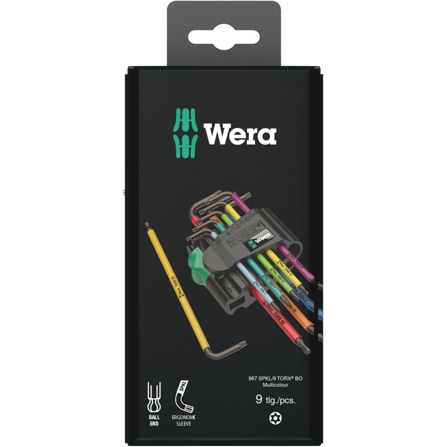 WERA 967/9 TX BO SB L-key set, Blacklaser #1